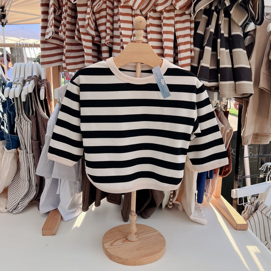 Black Striped Sweater