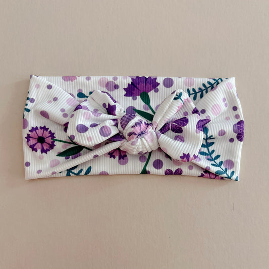 Purple Spring Headband