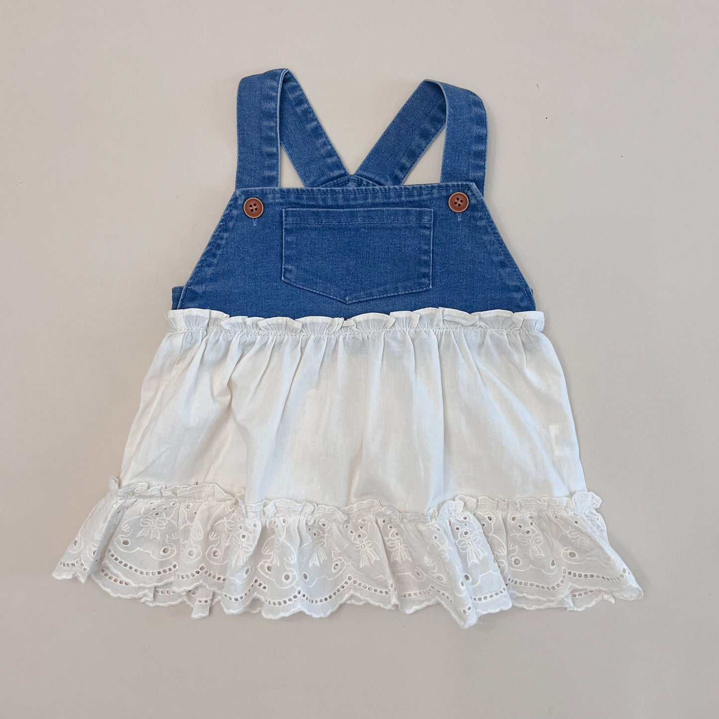 Denim Lace Dress
