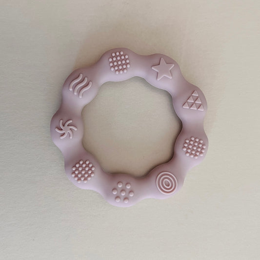 Blush Pink Silicone Teether