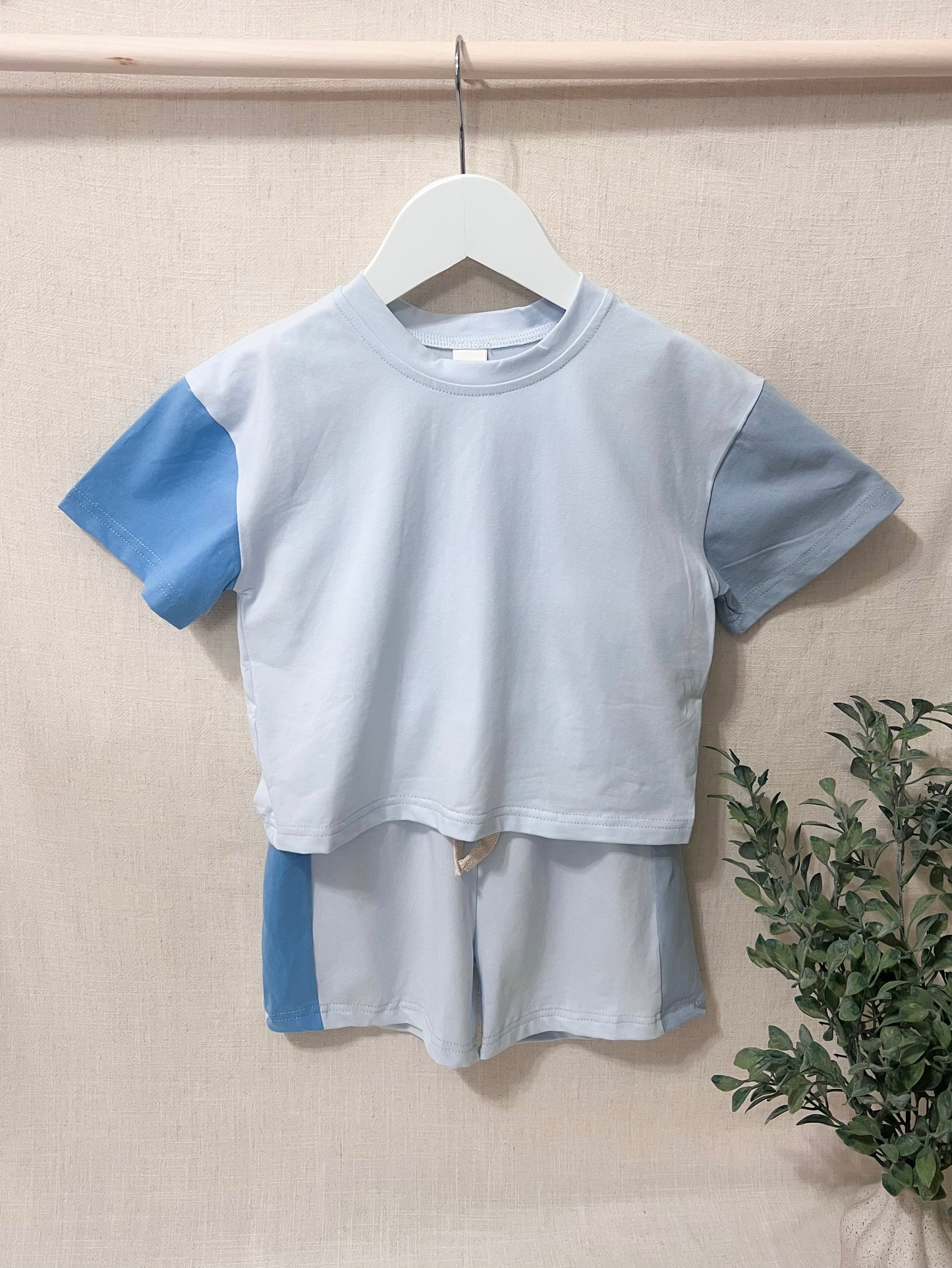 Winter Blue Color Block Set