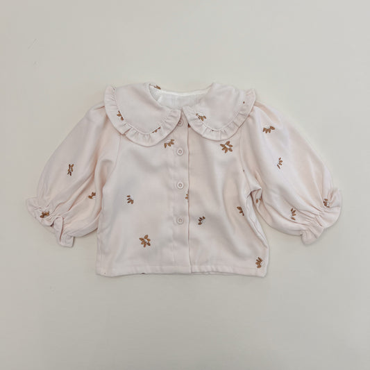 Ivory Daisy Ruffle Jacket