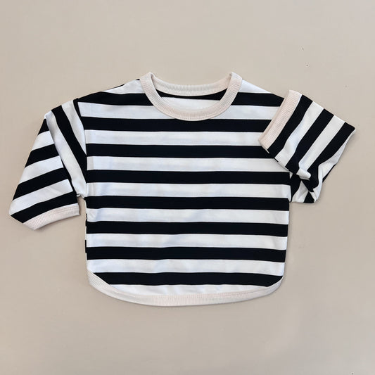 Black Striped Sweater