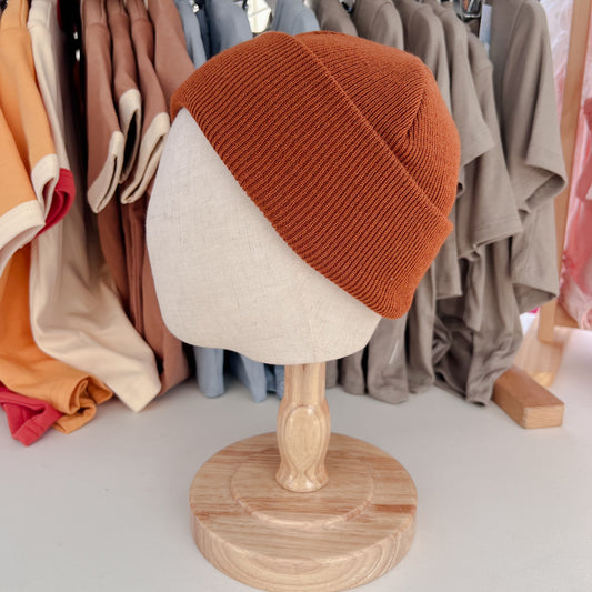 Brown Knitted Beanie