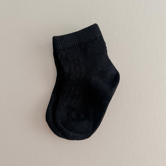 Black Baby Socks