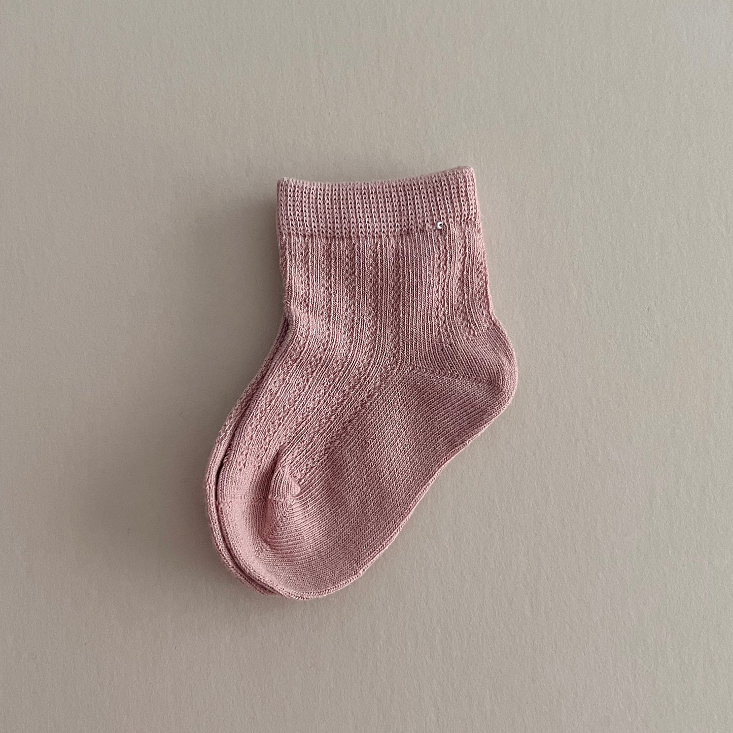Blush Pink Baby Socks