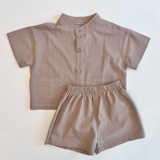 Taupe Oversized Set