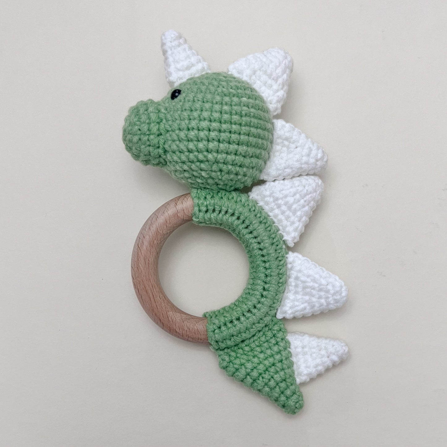 Green Dinosaur Rattle