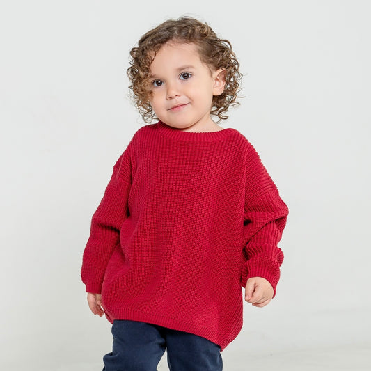 Christmas Red Knit Sweater