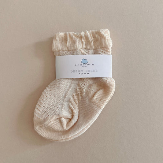 Light Camel Baby Socks