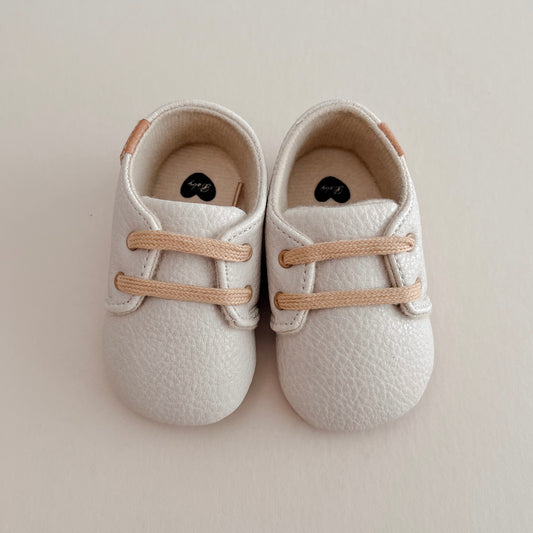 Beige Oxford Shoes