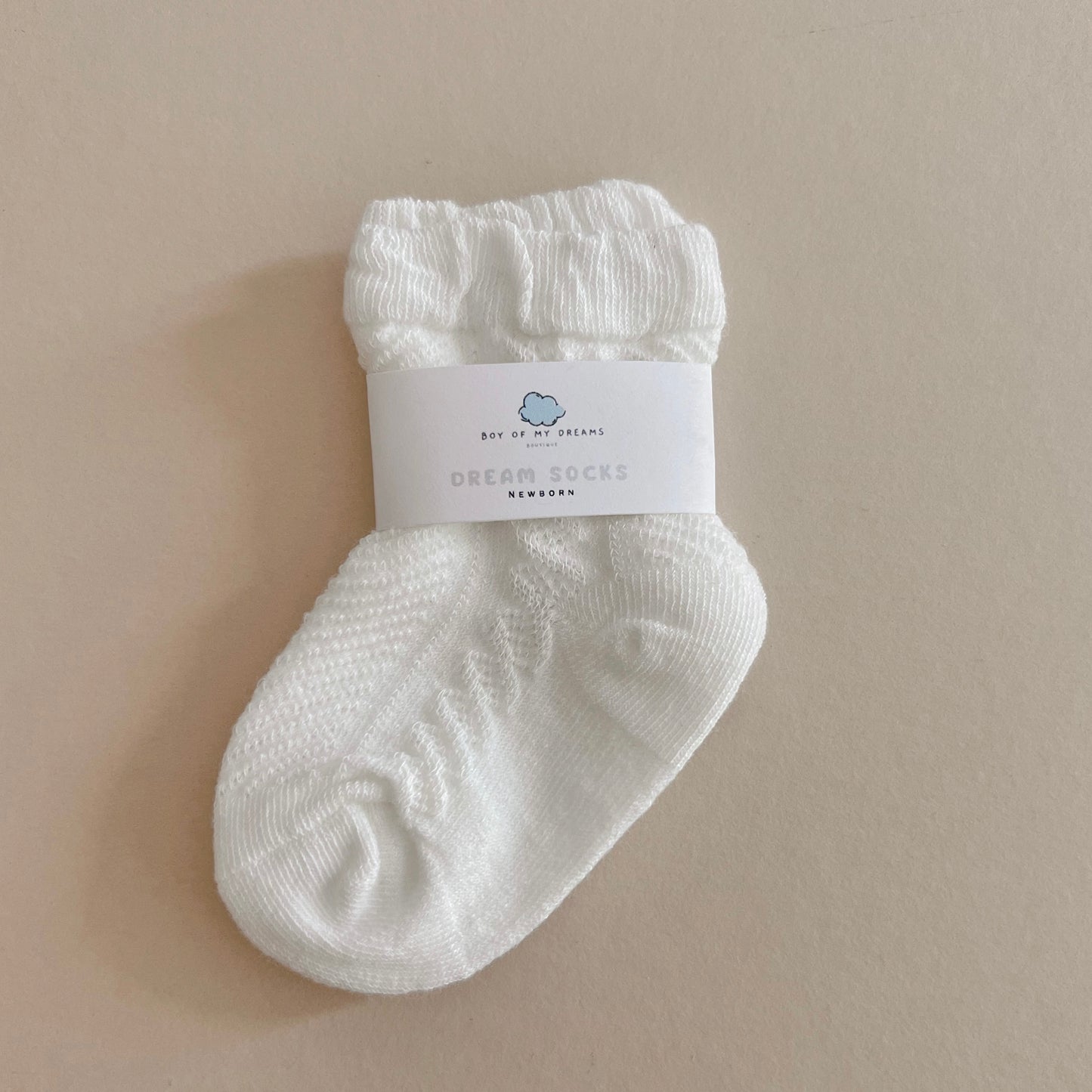 White Baby Socks