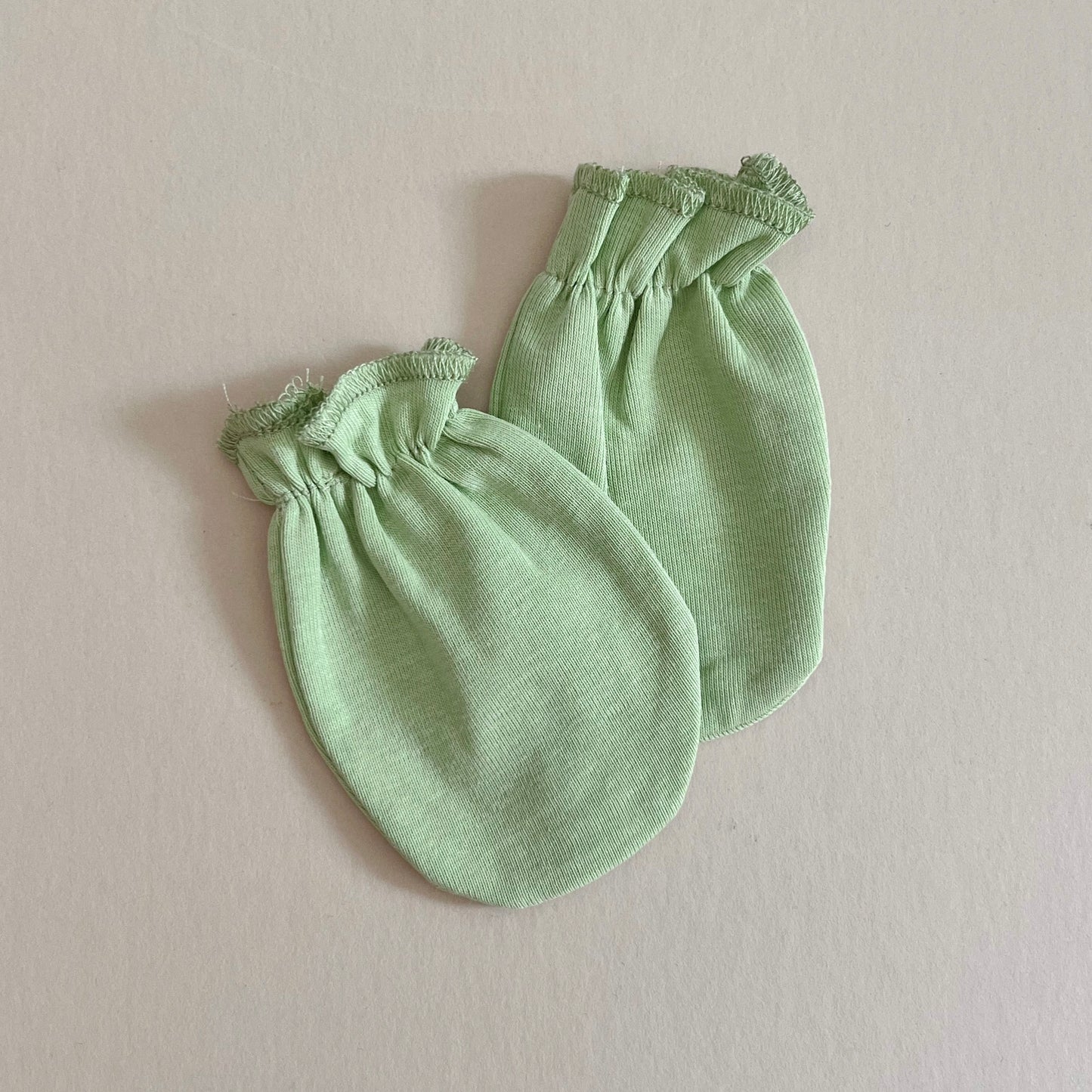 Light Green Baby Mittens