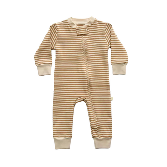 Brown Stripes Coverall