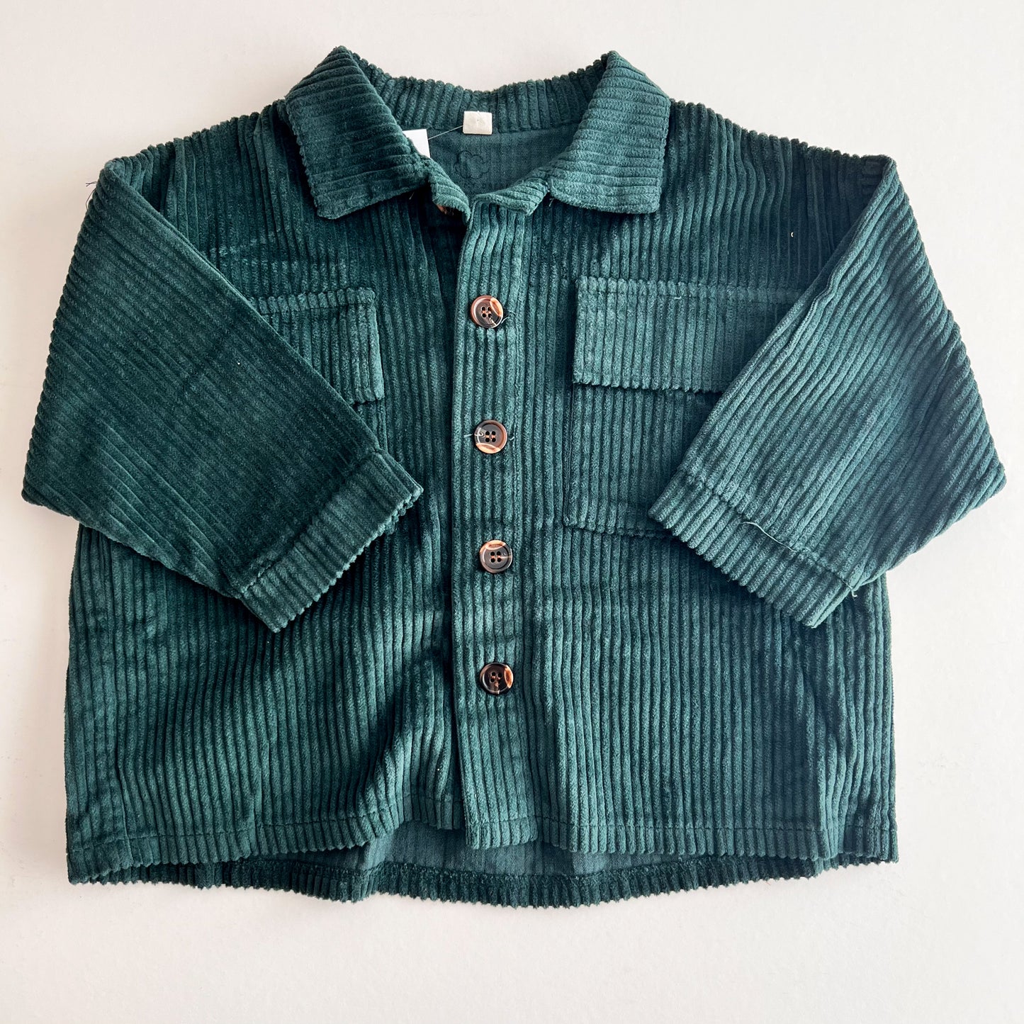 Emerald Corduroy Oversized Jacket
