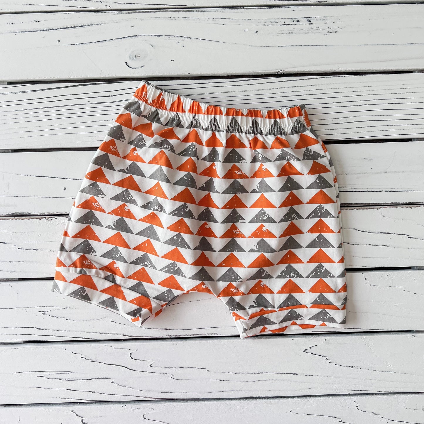 Orange/Gray Boy Shorts
